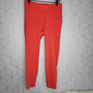 Old Navy Active Elevate Leggings With Pockets Orange